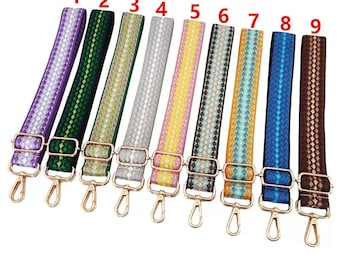 9 Color Cotton Canvas Crossbody Bag Strap, Purse Bag Replacement Strap ,Shoulder Purse Strap,Replacement Handle ,Bag Accessories