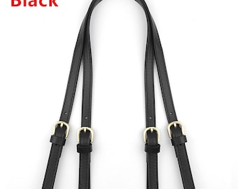 1 Pair PU Leather Strap Adjustable Shoulder Bag Replacement Handbag Handle Purse Handle Purse Strap