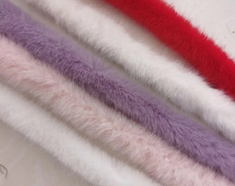 High Quality  2 Meters Faux Fur Trim,Sewing Supply Material,Faux Mink fur trim,For Sewing Craft Material