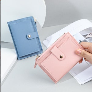 Y3 Give Away for Christmas Credit Card Wallet Card Holder Wallet Women Men  Atm ID Card Case Coin Purse Leather Zip Wallets Korean Fashion Cute Wallet  Coin Purse Zipper Wallet Women's Fashion