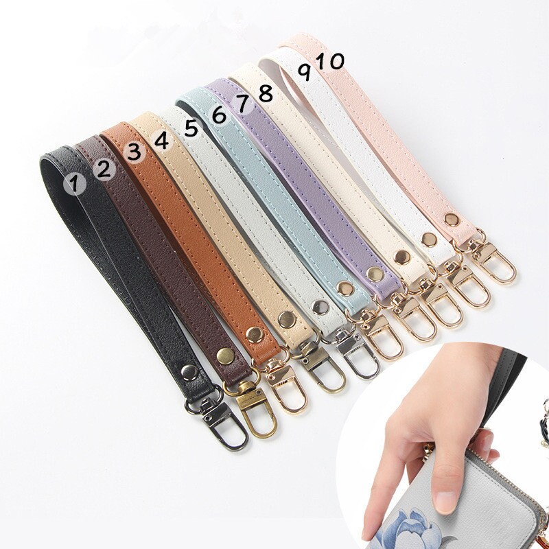 WUTA Wrist Strap Wallet For LV POCHETTE TO-GO Handbag Handles 21cm Long  Clutch Bag Straps Purse Handle Belts Bag Accessories