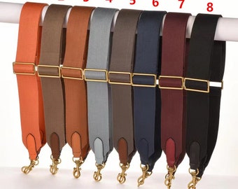 Cinturino per borsa a tracolla in tela di cotone a 16 colori, cinturino di ricambio per borsa, tracolla per borsa a tracolla, manico di ricambio, accessori per borse