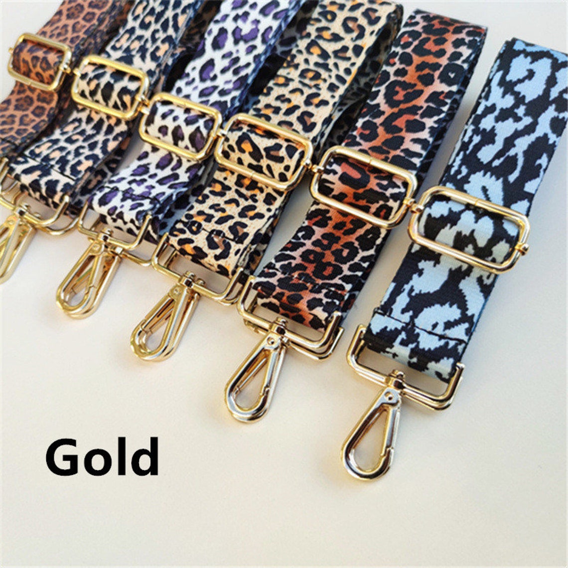 Adjustable Leopard Bag Strap Purse Bag Replacement Strap Etsy