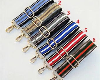 6 Color Cotton Canvas Crossbody Bag Strap, Purse Bag Replacement Strap ,Shoulder Purse Strap,Replacement Handle ,Bag Accessories