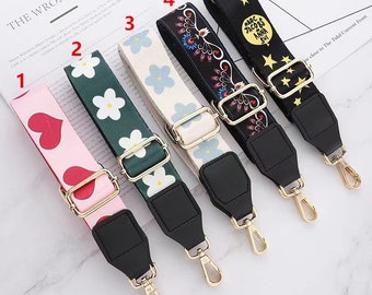 5 Color Cotton Canvas Crossbody Bag Strap, Purse Bag Replacement Strap ,Shoulder Purse Strap,Replacement Handle ,Bag Accessories