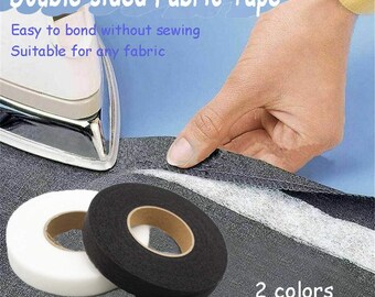 Adhesive Tape 50m White oshhni Ironing Tape for Ironing on No Sewing Hem Tape Trouser Hem 54 Yards