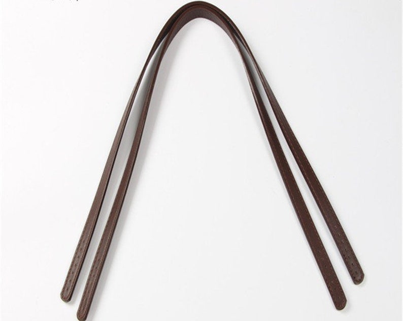 1 Pair PU Leather Strap Shoulder Bag Replacement Handbag Handle Purse Handle Purse Strap,65cm image 3