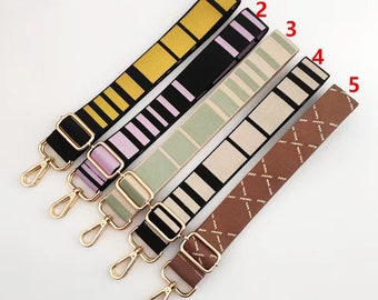 5 Farbe Baumwolle Canvas Crossbody Bag Strap, Geldbörse Tasche Ersatzgurt, Schulter Geldbörse Strap, Ersatz Griff, Taschenzubehör