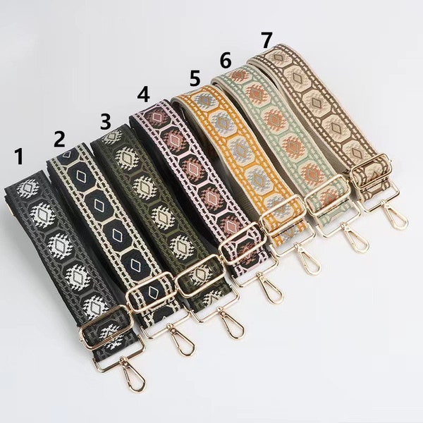 14 Color 5 CM Cotton Canvas Crossbody Bag Strap, Purse Bag Replacement Strap ,Shoulder Purse Strap,Replacement Handle ,Bag Accessories