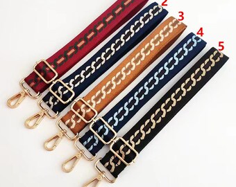 5 Color Cotton Canvas Crossbody Bag Strap, Purse Bag Replacement Strap ,Shoulder Purse Strap,Replacement Handle ,Bag Accessories