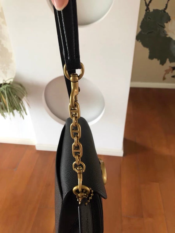 Women Bag Strap Extender Metal Chain Short Strap for Coach Tabby