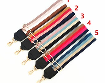 Adjustable bag strap, Cotton Webbing Purse Bag Replacement Strap ,Shoulder Purse Strap, Handbag Handle Chain, Crossbody Bag Strap