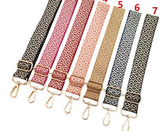 7 Color Cotton Canvas Crossbody Bag Strap, Purse Bag Replacement Strap ,Shoulder Purse Strap,Replacement Handle ,Bag Accessories