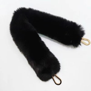 Faux Fur Crossbody Bag Strap, Purse Bag Replacement Strap ,Shoulder Purse Strap,Replacement Handle ,Bag Accessories image 6