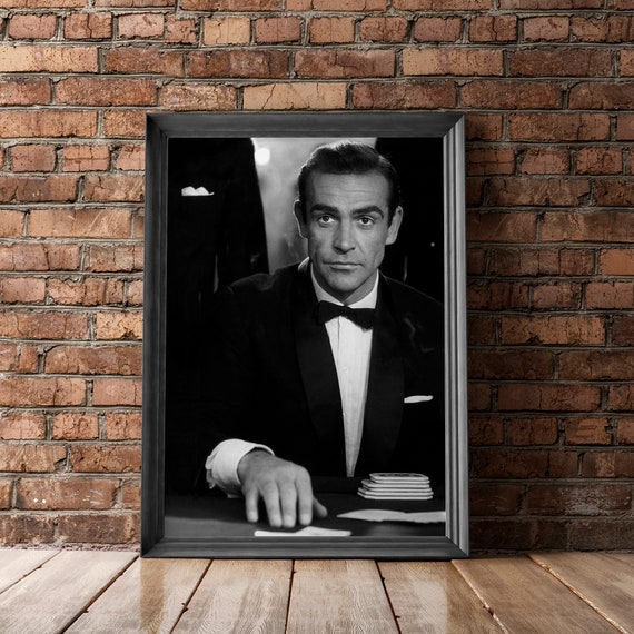 James Bond 007 1962 Dr No Sean Connery Black & White | Etsy UK