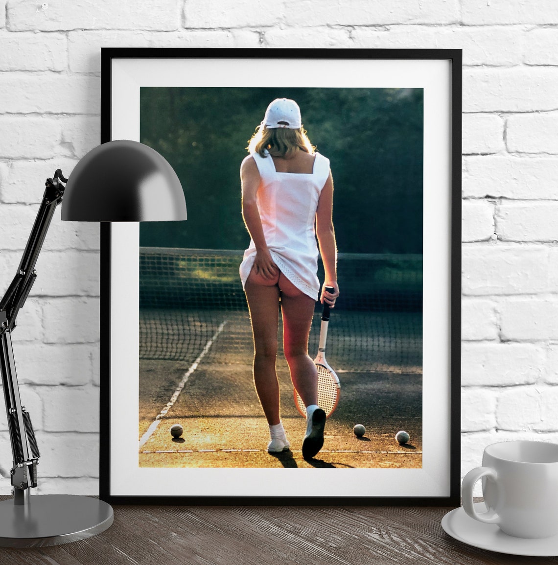 Tennis Girl Bum Poster Athena Classic 70's Poster Print Etsy