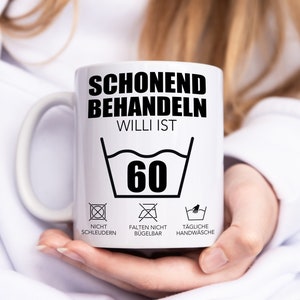 Gentle treatment 60 cup personalized 60th birthday gift man woman birthday present milestone birthday 60 years