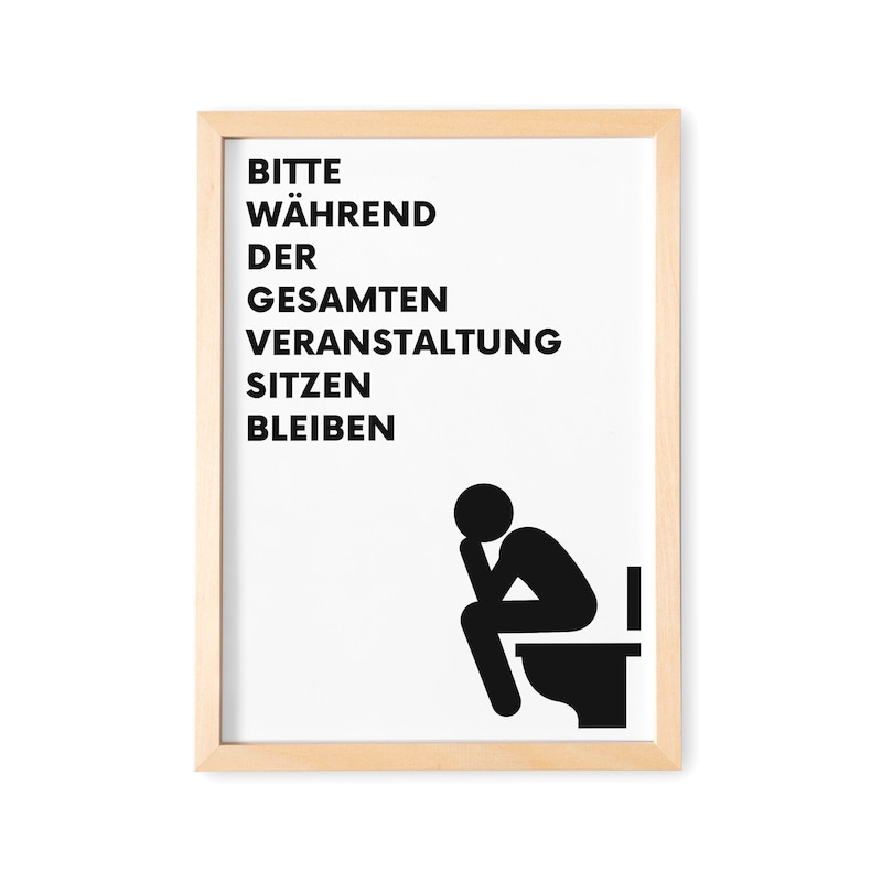 Lustige toiletten schilder Etsy.de