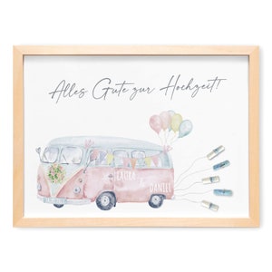 Wedding Gift Money Money Gift For Wedding Personalized Poster Camper Gift