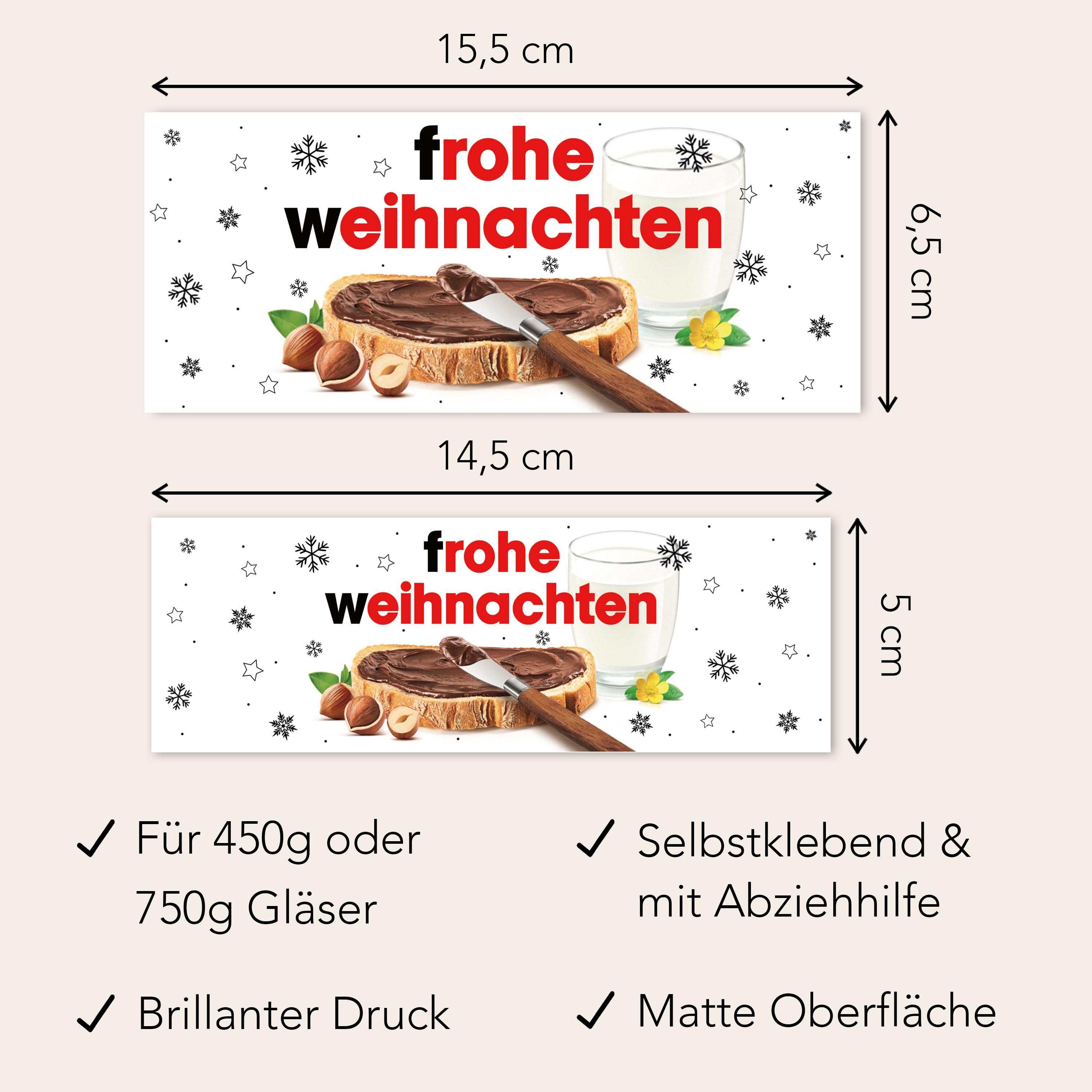 1 Stück Nutella-Glasetikett, Personalisierter Scho Produktbild-Vorschau 7