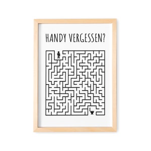 Bathroom Picture Deco Poster Labyrinth Toilet Guest Toilet Shield Bathroom