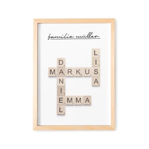 Scrabble letters