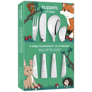 Children&#39;s cutlery with engraving personalized children&#39;s cutlery set from 3 years christening gifts for boys gift birthday children&#39;s tableware forest animals