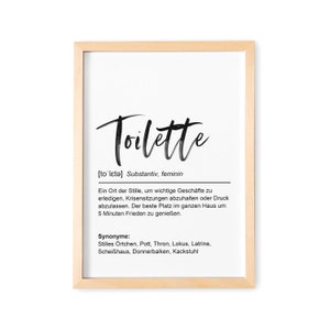 Toiletten definition Etsy