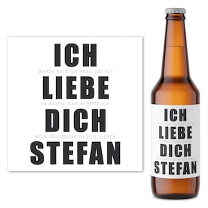 Trauzeuge fragen Mann Willst du mein Trauzeuge sein Bierflaschen Etikett personalisiert lustiges Bier Geschenk Bieretiketten 2 Stk. | 9x9 cm