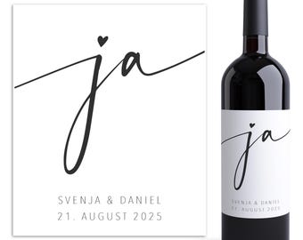 Flaschenetiketten Hochzeit personalisierte Weinetiketten Hochzeitsgeschenk Wein Geschenk Etiketten | Digitaler Download PDF Datei