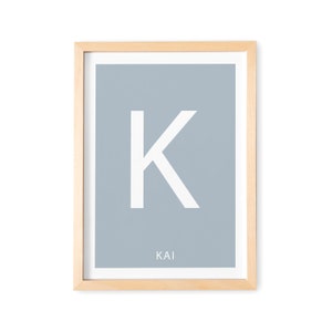 Poster Für Kinderzimmer Babyzimmer Geburtsposter Mit Buchstabe Namensgeschenk