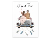 Hochzeitsgeschenk Geld Geldgeschenk Zur Hochzeit personalisiertes Bild für Brautpaar Geschenk | Digitaler Download PDF Datei