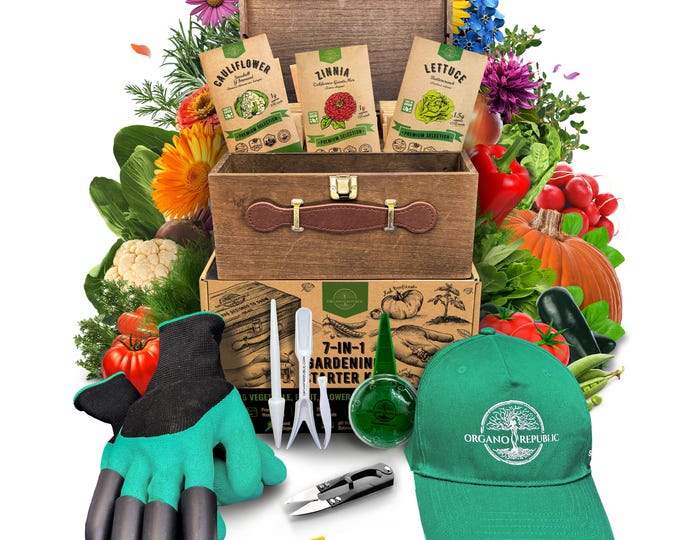 Heirloom Seed Starter Kit: 75 Herb, Vegetable & Flower Varieties