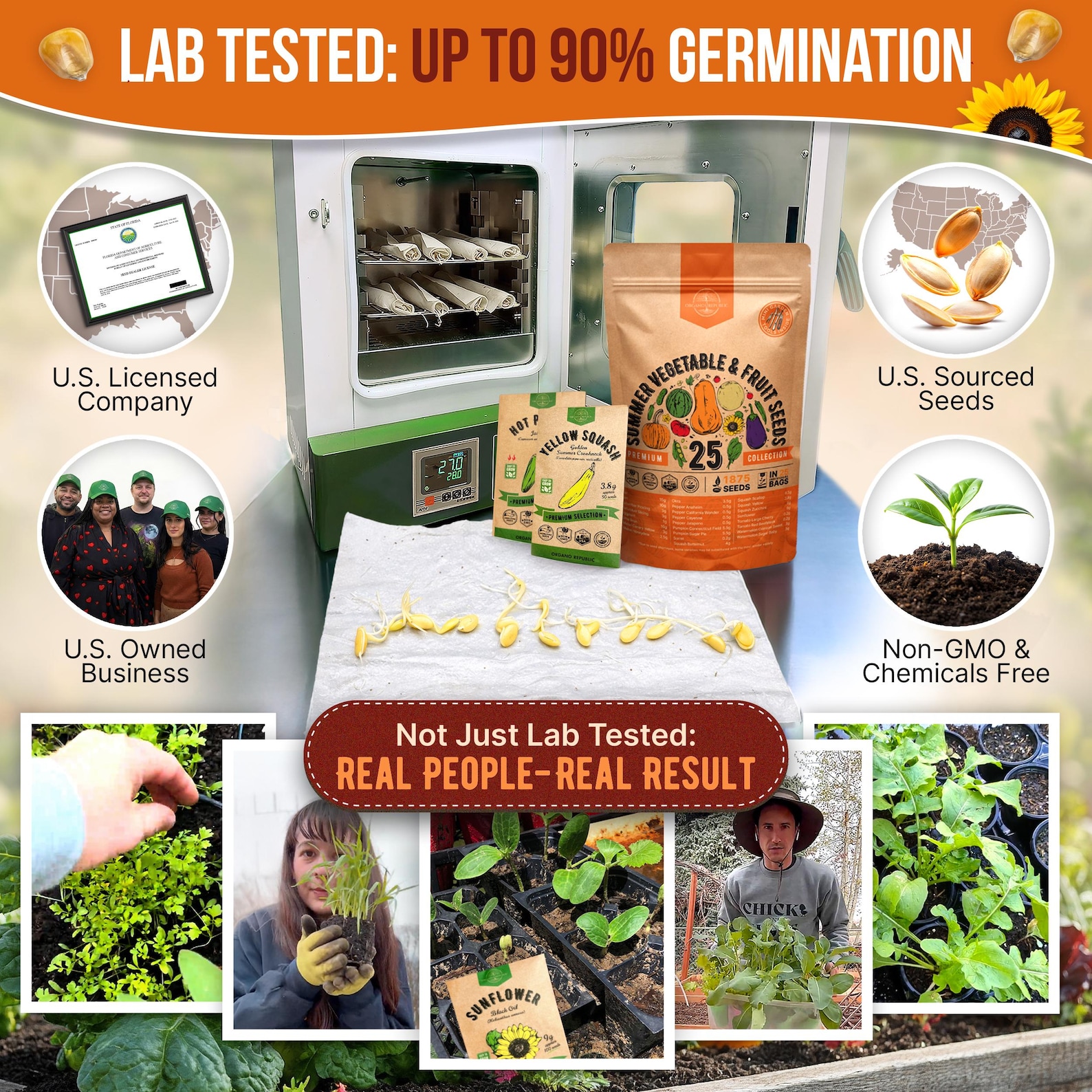 25 Summer Vegetable & Fruit Seeds: Heirloom Non GMO Garden Pack - Etsy