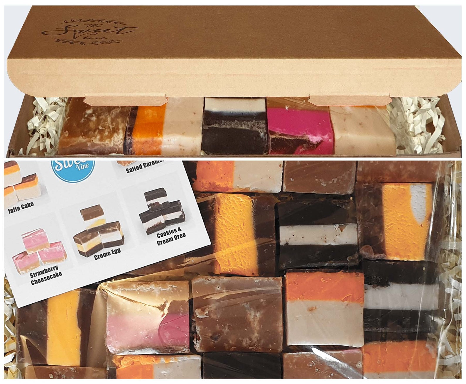 Personalised Fudge Box Letterbox by post Gift Box Etsy