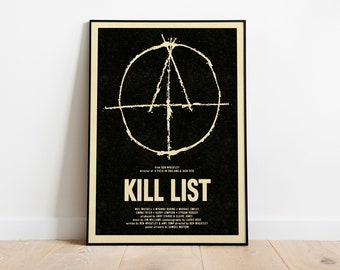 Kill List - Custom Art Print - Horror Movie Poster - Ben Wheatly - UK print - A5 A4 A3 A2 A1 - Professionally Printed - Home Decor/Wall Art