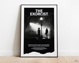 The Exorcist 1973 Custom Classic Horror Movie Poster Print UK