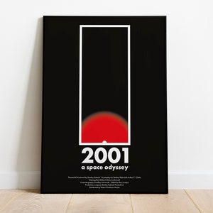 2001 A Space Odyssey - Stanley Kubrick - Custom Art Print - Sci Fi Movie Poster - UK print