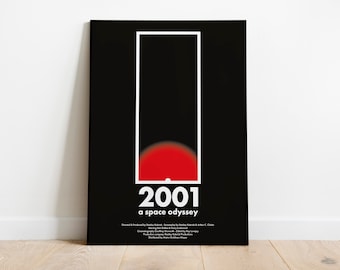 2001 A Space Odyssey - Stanley Kubrick - Custom Art Print - Sci Fi Movie Poster - UK print