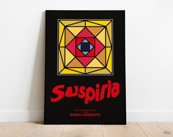 Suspiria - Dario Argento - 1977 Original - Custom Art Print - Horror Movie Poster