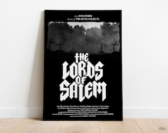 The Lords Of Salem Poster Rob zombie - Custom Art Print - Horror Movie - UK print