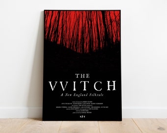 The Witch - Custom Art Print - Horror Movie Poster - Robert Eggers - A24 - UK print