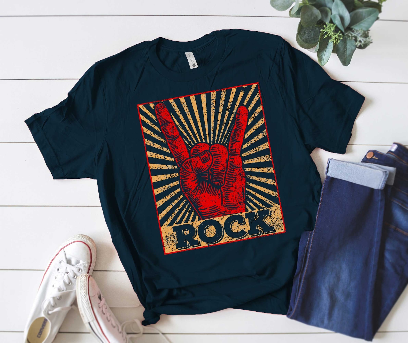 Vintage Rock n Roll Rock Concert Band Retro Gift T-Shirt Rock | Etsy