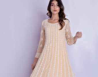 lakhnavi anarkali kurti