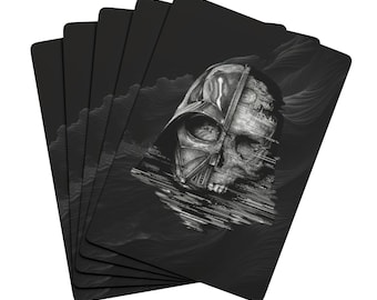 Set di carte da gioco uniche di Darth Vader, perfette per serate di gioco e collezionisti