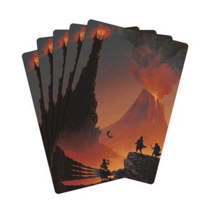 LOTR ファンタジー ポーカー カード セット、タロット スタイル トランプ、ゲーマー向けのユニークなギフト、コレクション カード デッキ、ゲーム ナイトの必需品