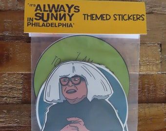 It&#39;s Always Sunny in Philadelphia Themed Stickers - your choice of 5!