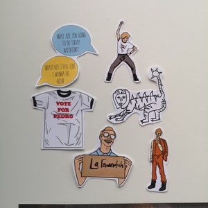 Napoloen Dynamite Themed Stickers