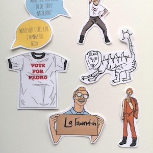 Stickers met Napoloen-dynamietthema