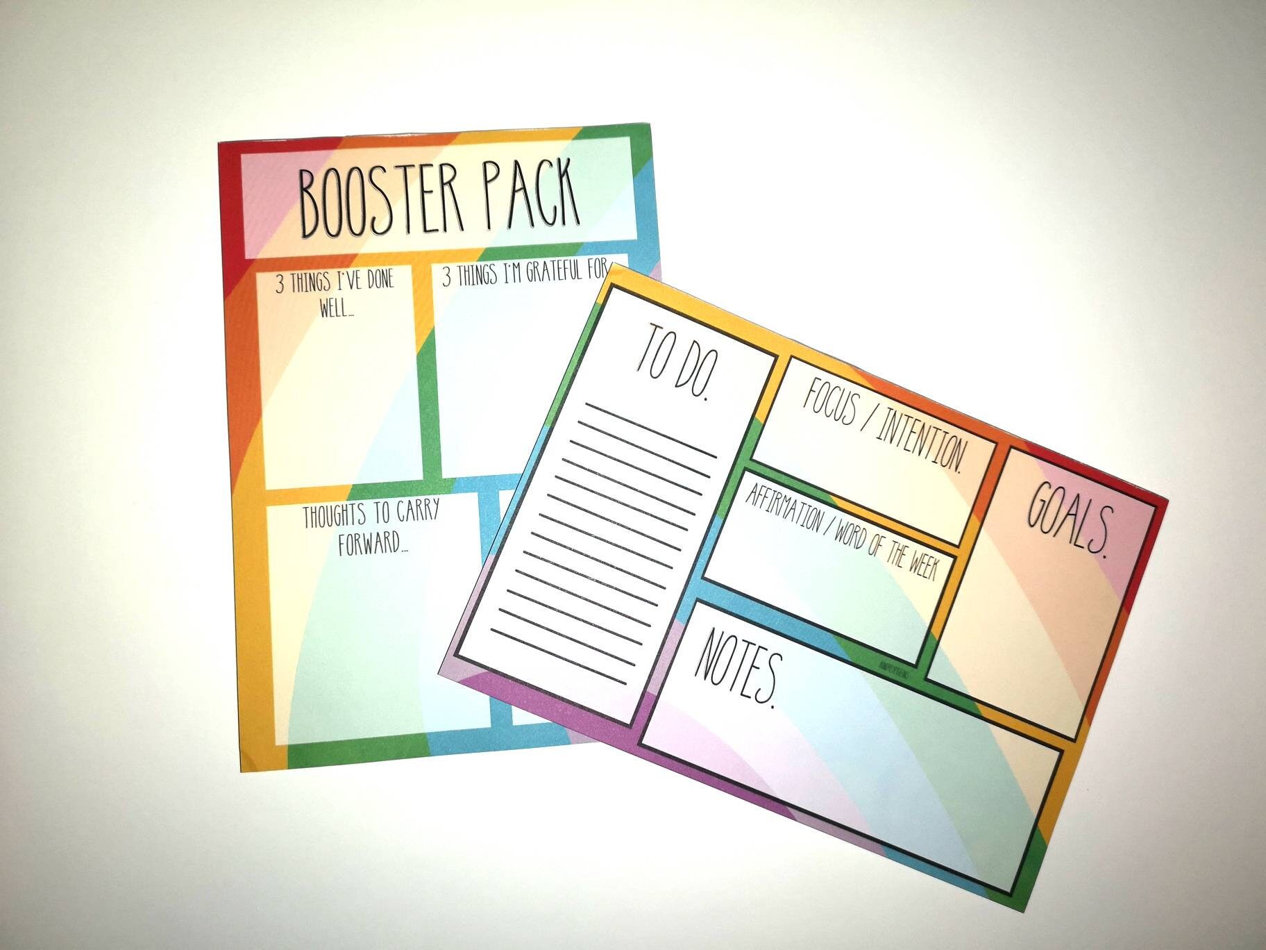 Positive Focused Notepad Weekly Planner